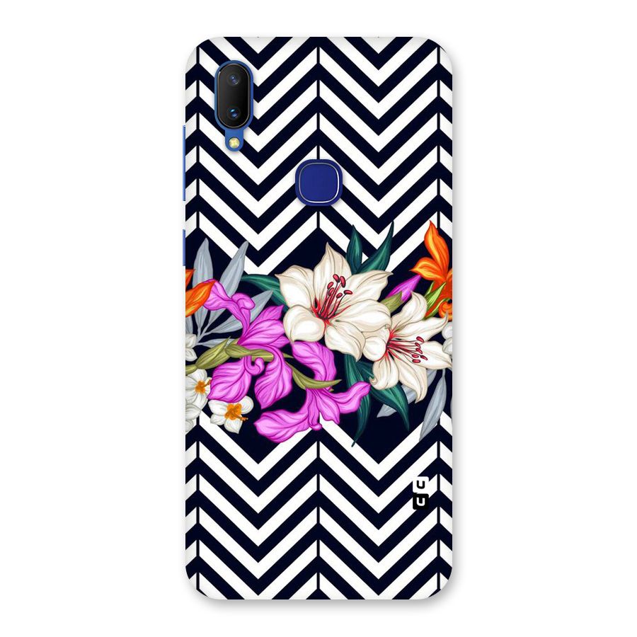 Artsy ZigZag Floral Back Case for Vivo V11