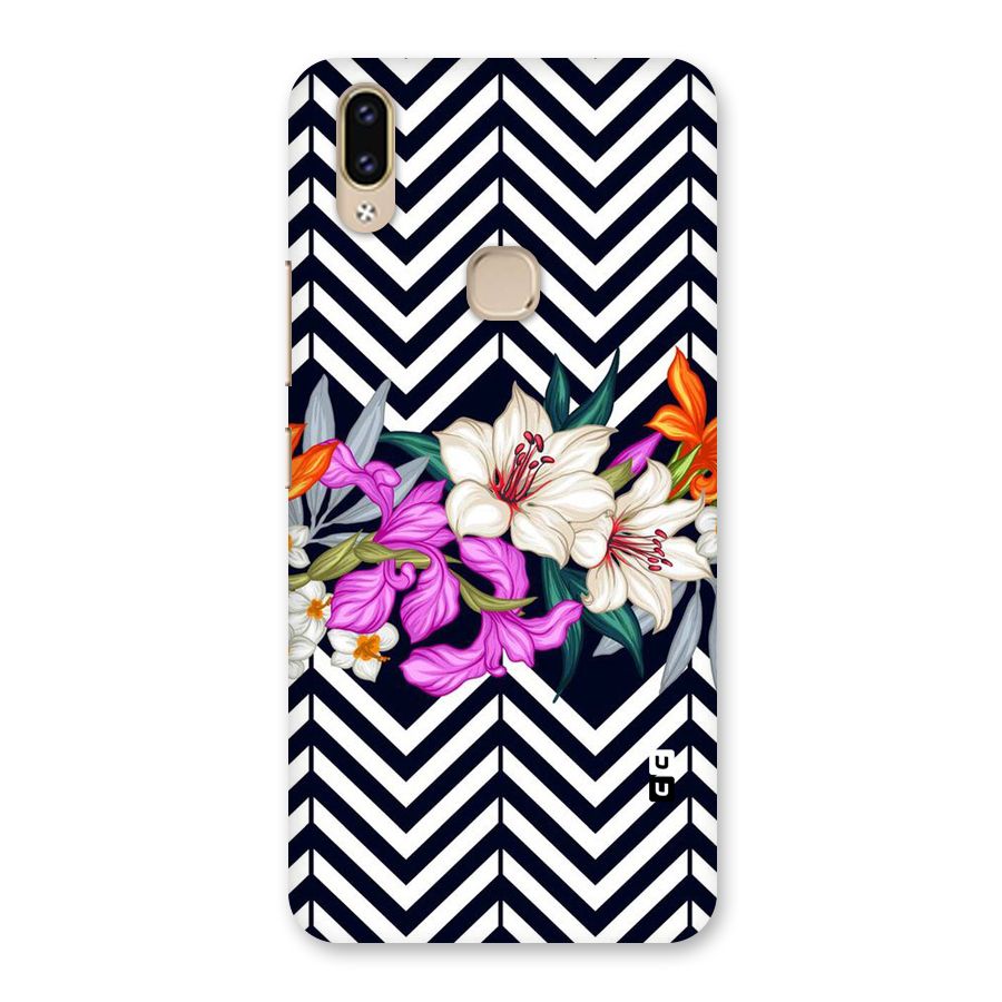 Artsy ZigZag Floral Back Case for Vivo V9 Youth