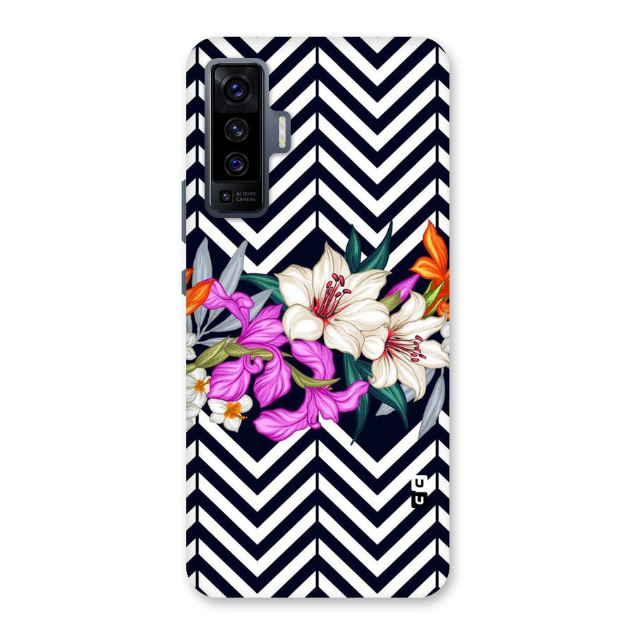 Artsy ZigZag Floral Back Case for Vivo X50