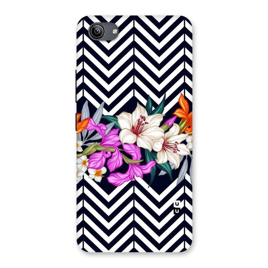 Artsy ZigZag Floral Back Case for Vivo Y81i