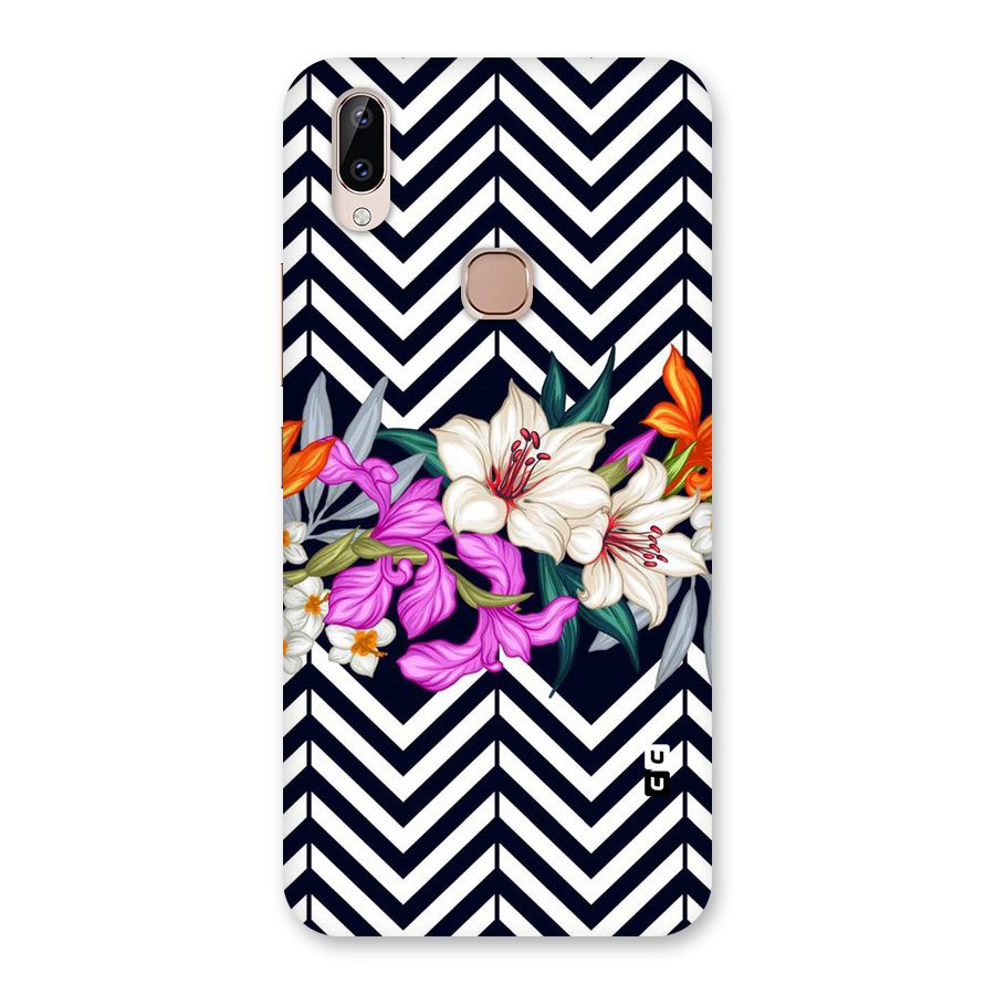 Artsy ZigZag Floral Back Case for Vivo Y83 Pro