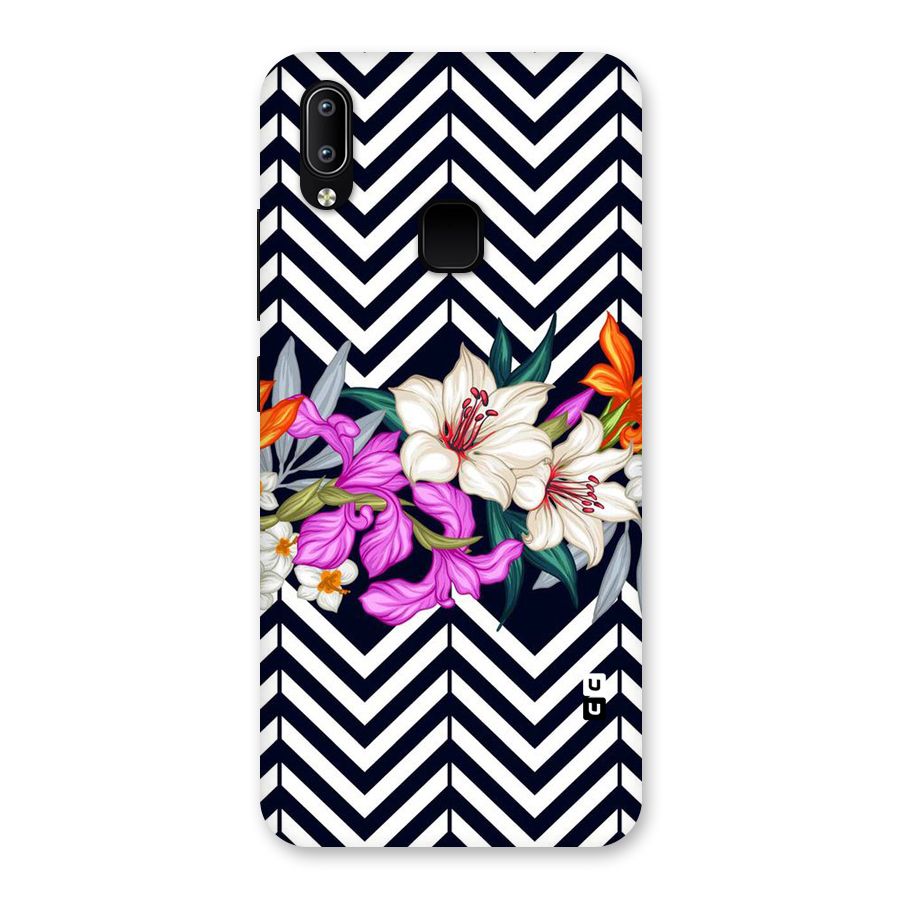 Artsy ZigZag Floral Back Case for Vivo Y95