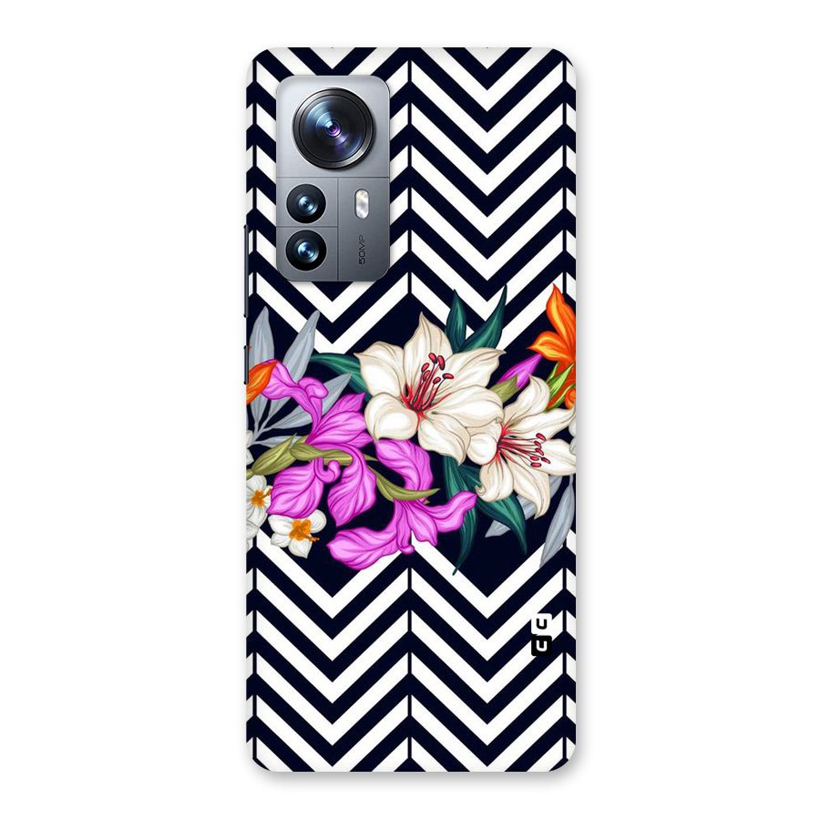 Artsy ZigZag Floral Back Case for Xiaomi 12 Pro