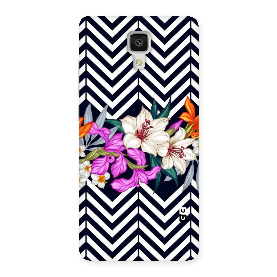Artsy ZigZag Floral Back Case for Xiaomi Mi 4