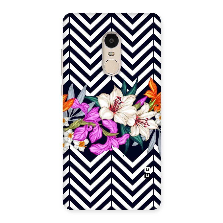 Artsy ZigZag Floral Back Case for Xiaomi Redmi Note 4
