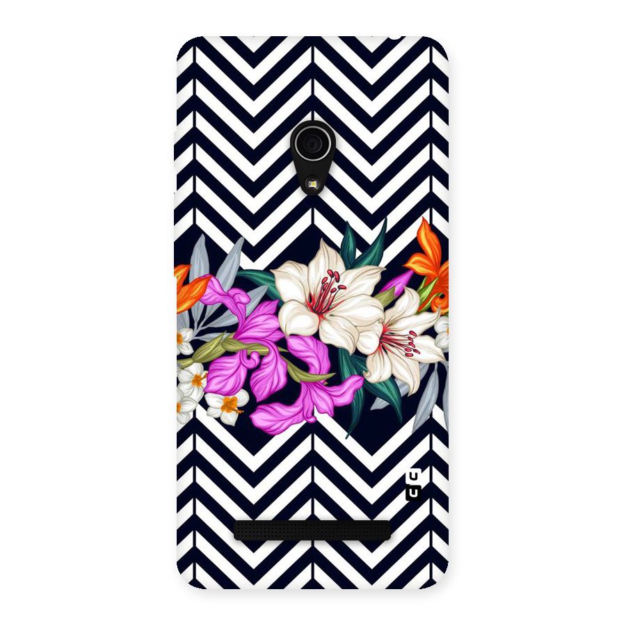 Artsy ZigZag Floral Back Case for Zenfone 5