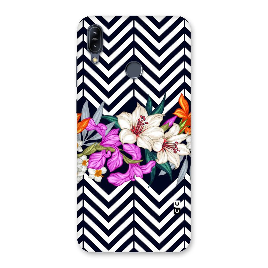 Artsy ZigZag Floral Back Case for Zenfone Max M2