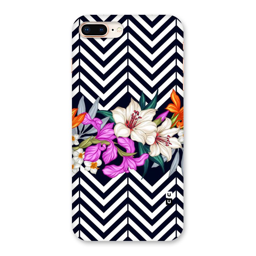 Artsy ZigZag Floral Back Case for iPhone 8 Plus