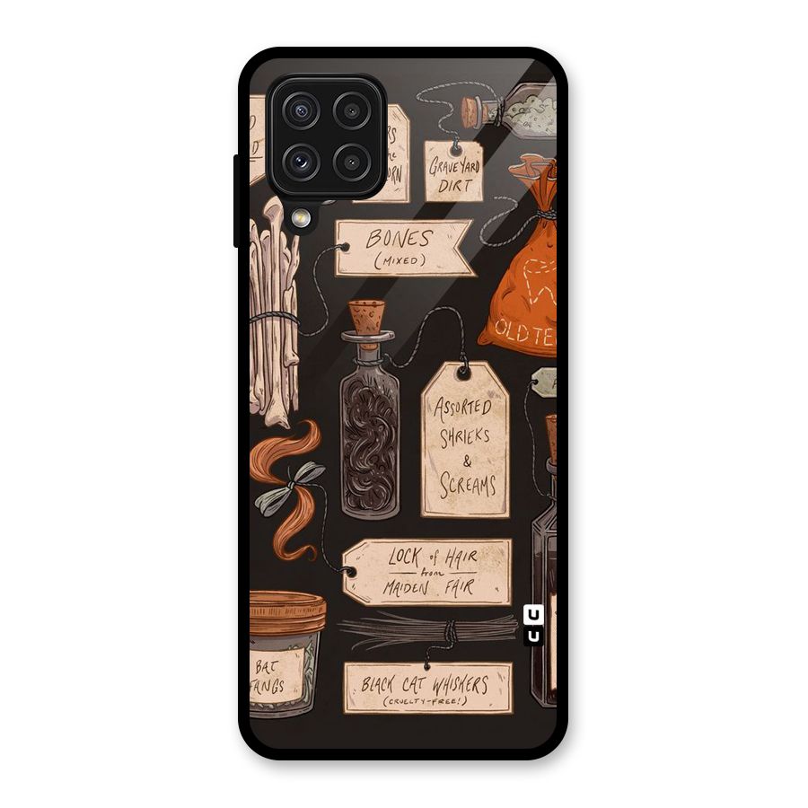 Asorted Shreks Glass Back Case for Galaxy A22 4G
