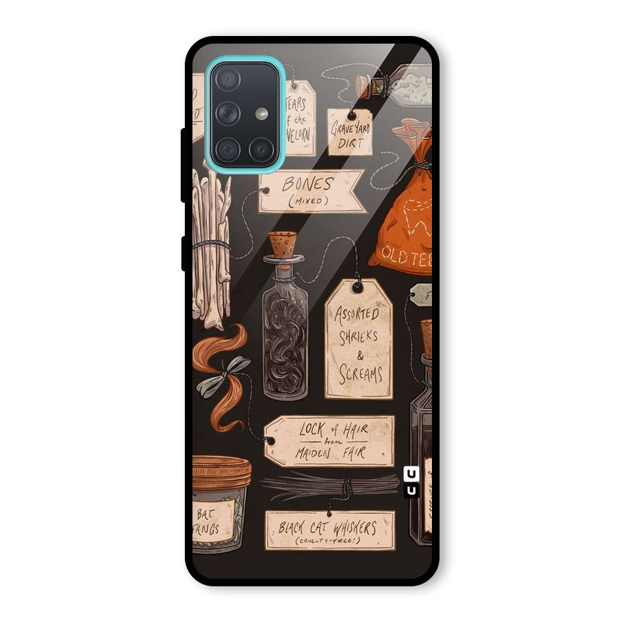 Asorted Shreks Glass Back Case for Galaxy A71