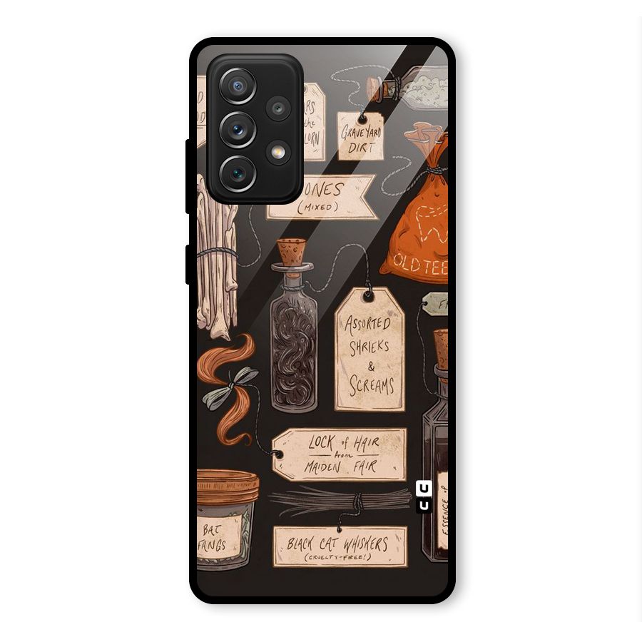 Asorted Shreks Glass Back Case for Galaxy A72