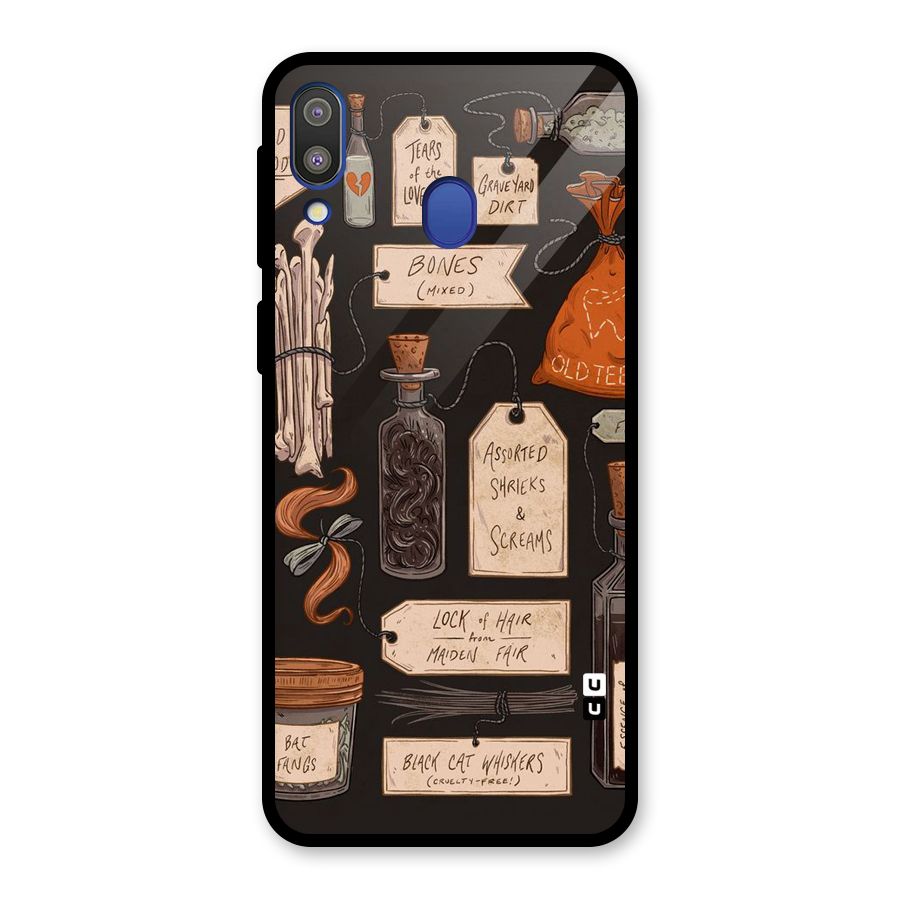 Asorted Shreks Glass Back Case for Galaxy M20