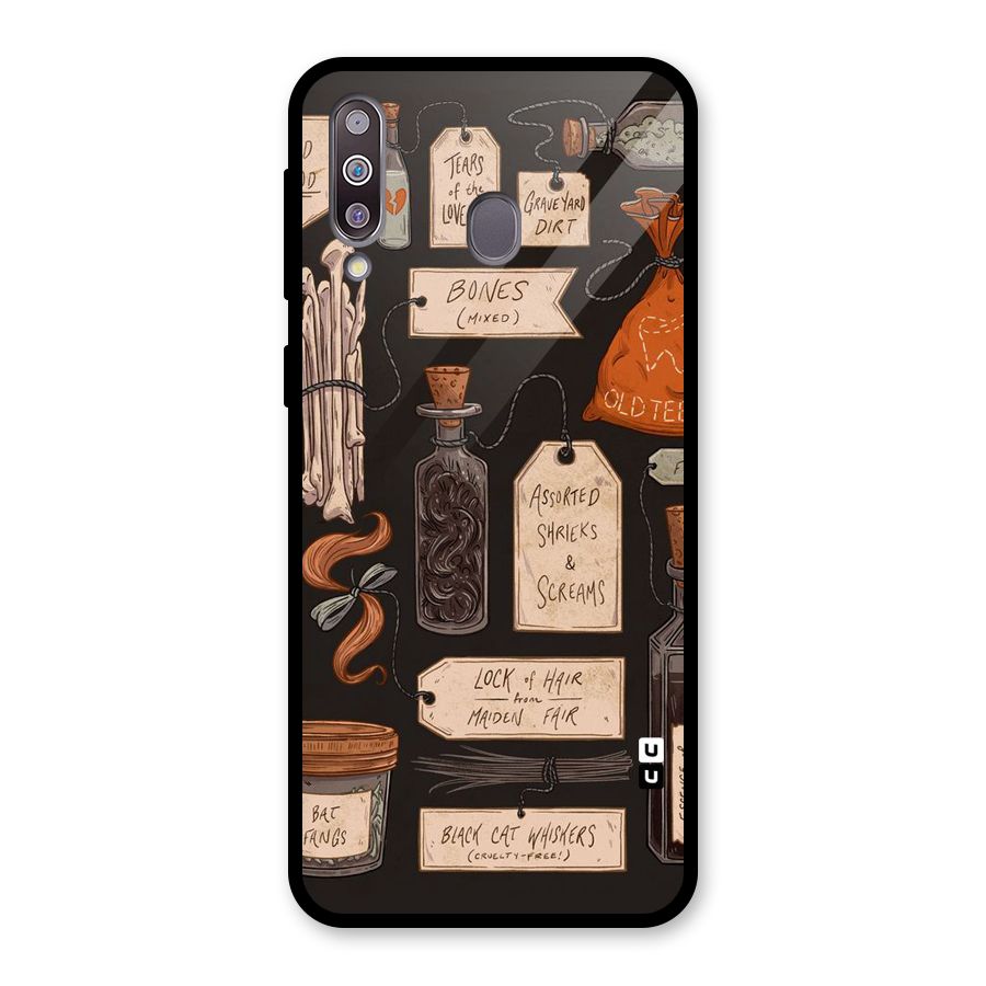 Asorted Shreks Glass Back Case for Galaxy M30