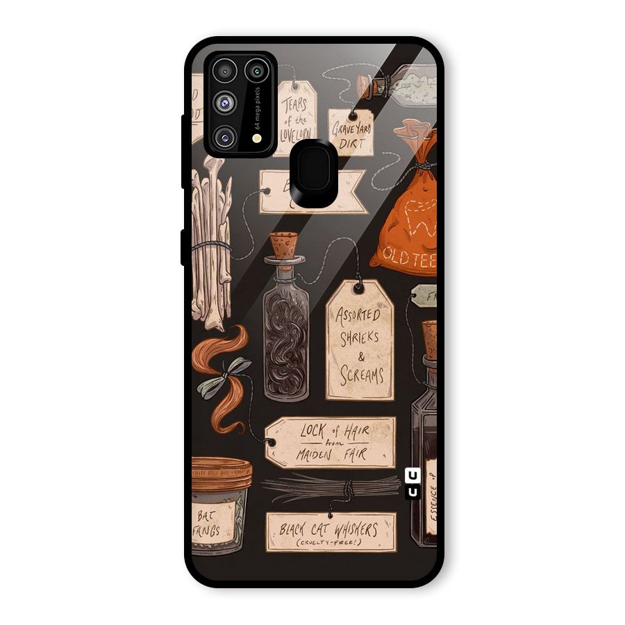 Asorted Shreks Glass Back Case for Galaxy M31