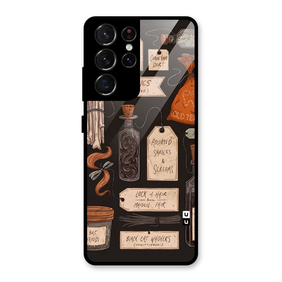 Asorted Shreks Glass Back Case for Galaxy S21 Ultra 5G