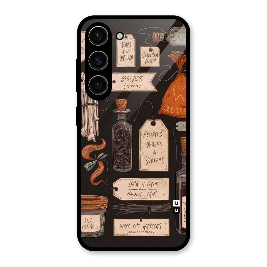 Asorted Shreks Glass Back Case for Galaxy S23