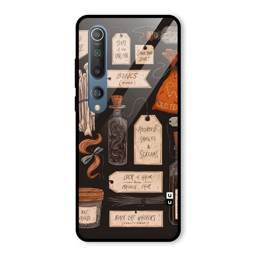 Asorted Shreks Glass Back Case for Mi 10