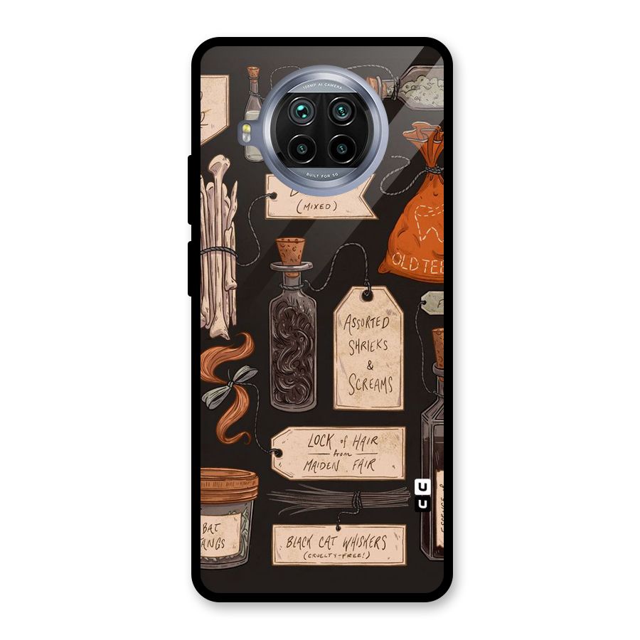 Asorted Shreks Glass Back Case for Mi 10i