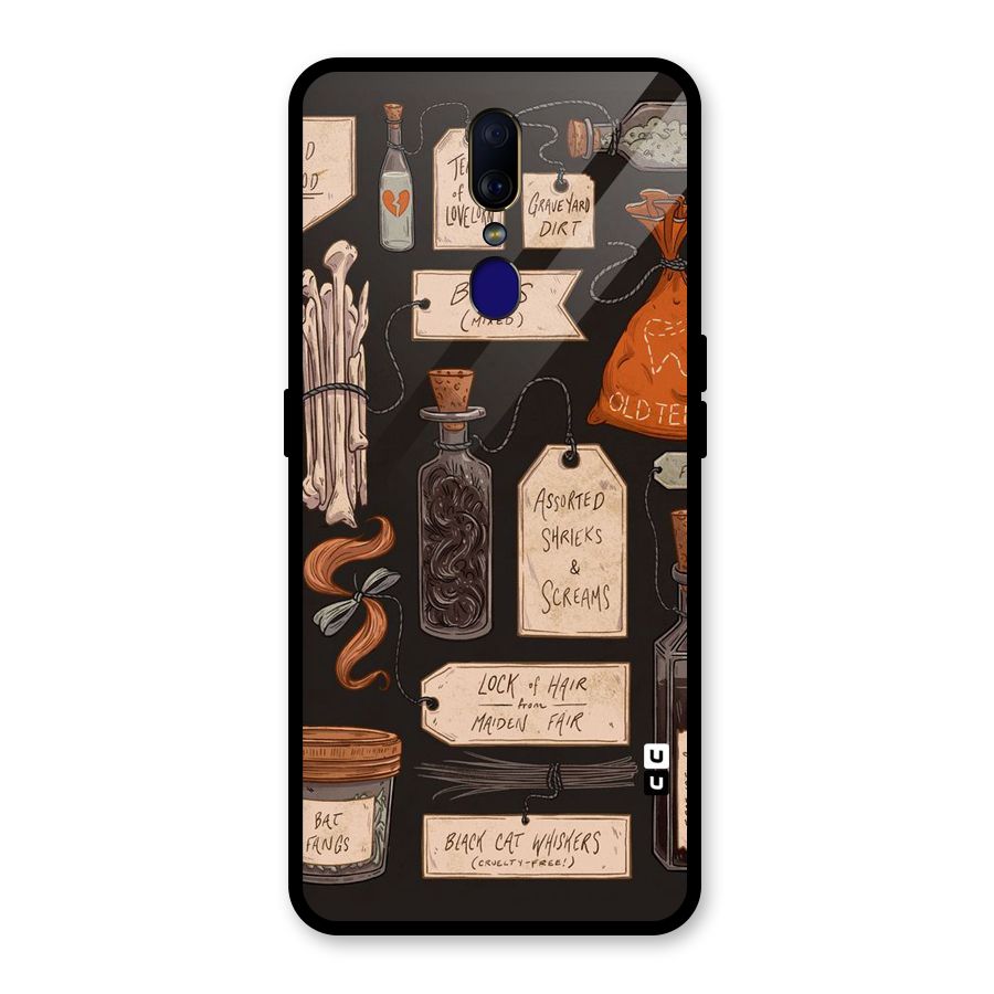 Asorted Shreks Glass Back Case for Oppo F11