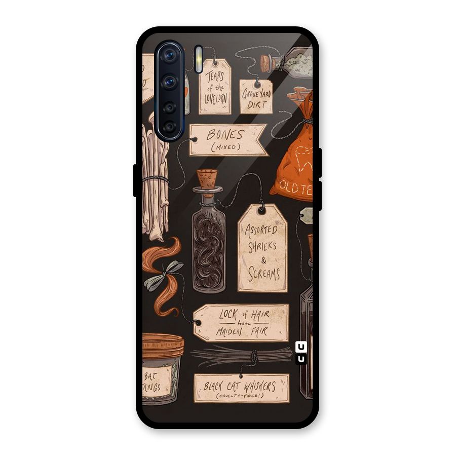 Asorted Shreks Glass Back Case for Oppo F15