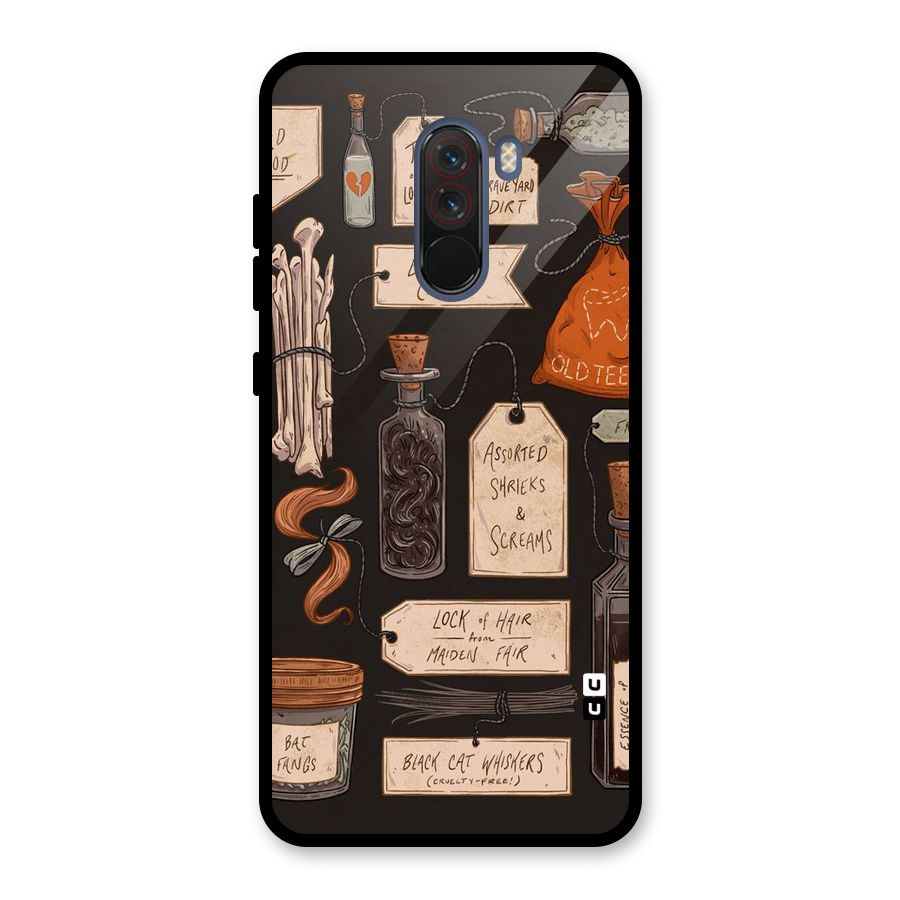 Asorted Shreks Glass Back Case for Poco F1