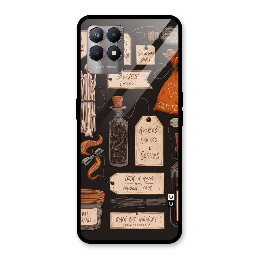Asorted Shreks Glass Back Case for Realme 8i