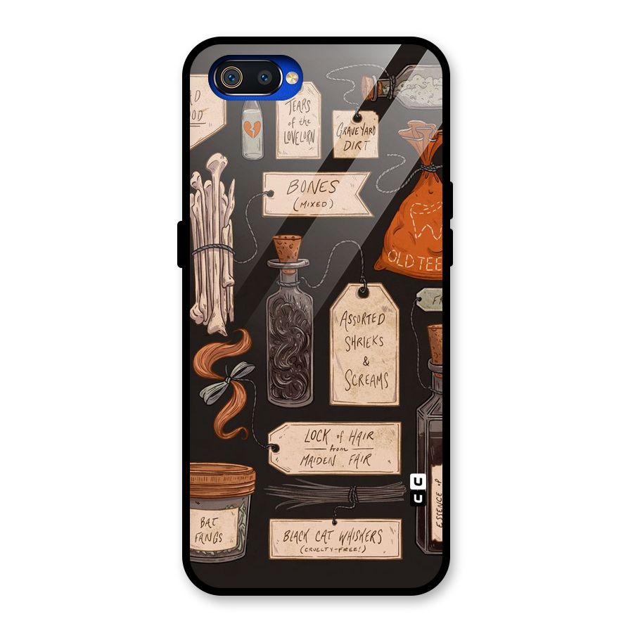 Asorted Shreks Glass Back Case for Realme C2