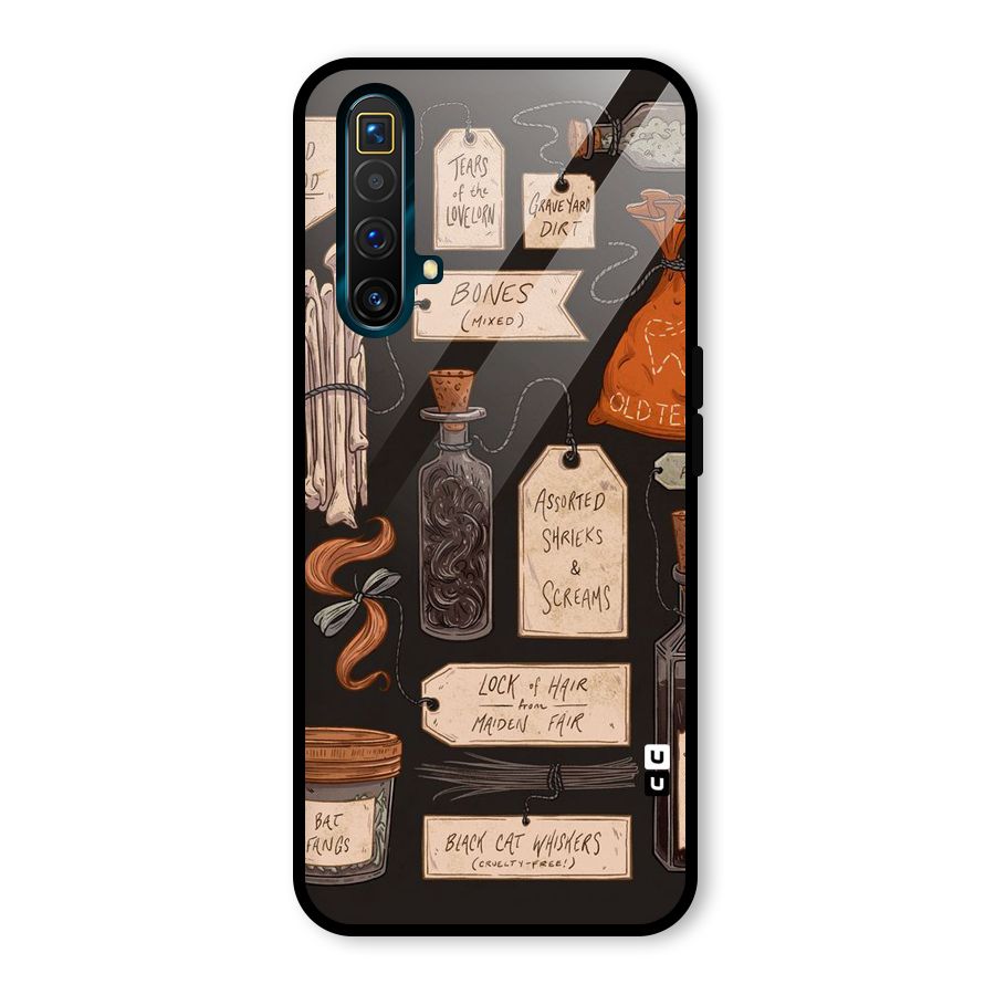 Asorted Shreks Glass Back Case for Realme X3