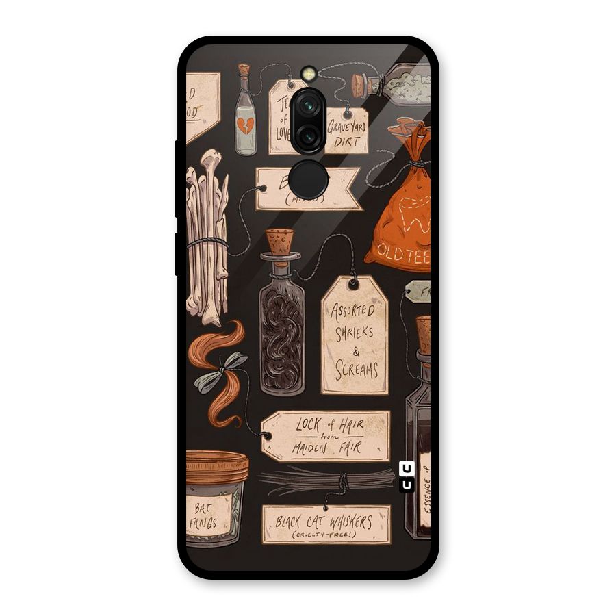 Asorted Shreks Glass Back Case for Redmi 8
