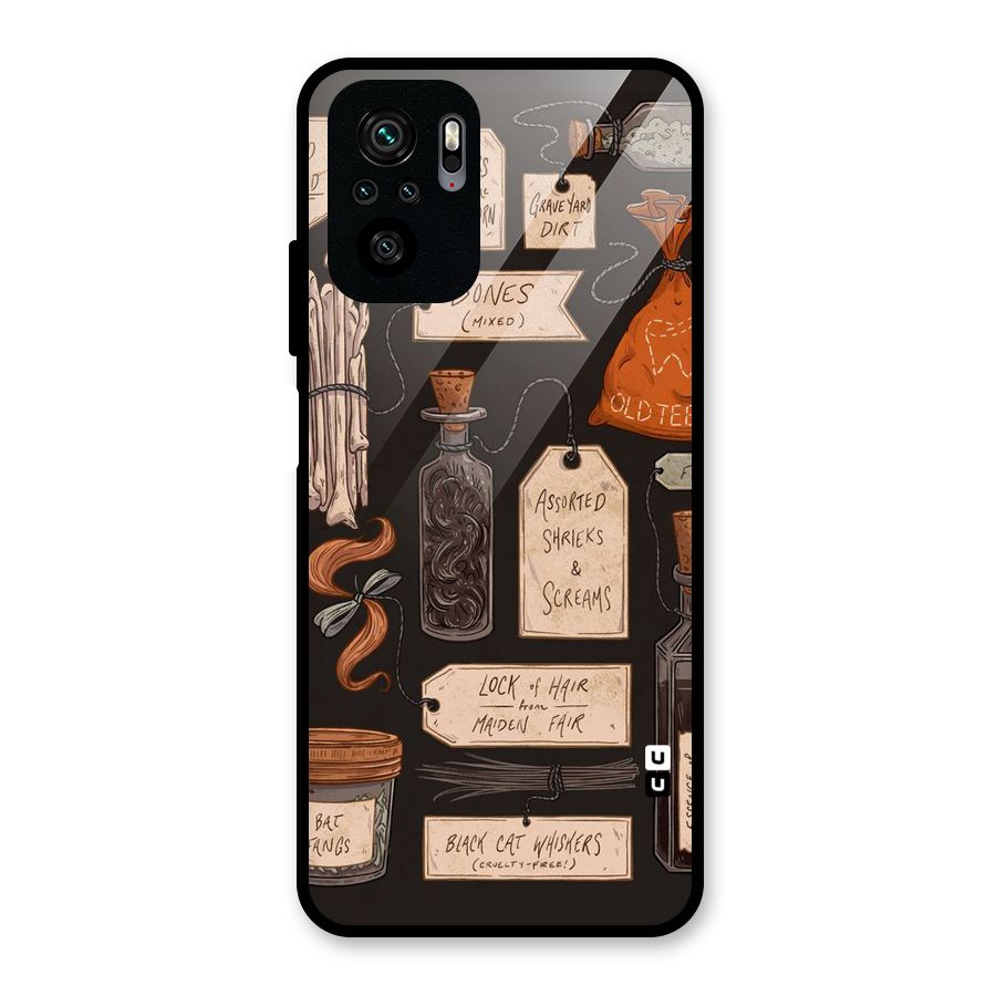 Asorted Shreks Glass Back Case for Redmi Note 10S