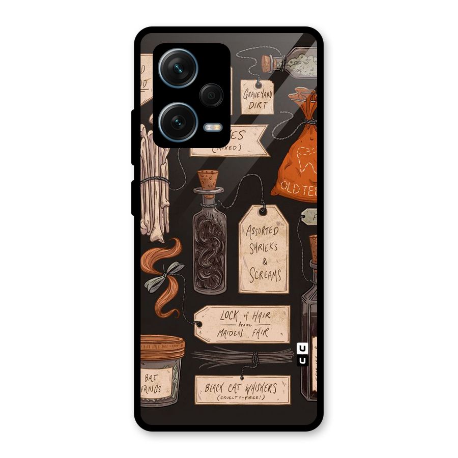 Asorted Shreks Glass Back Case for Redmi Note 12 Pro Plus 5G