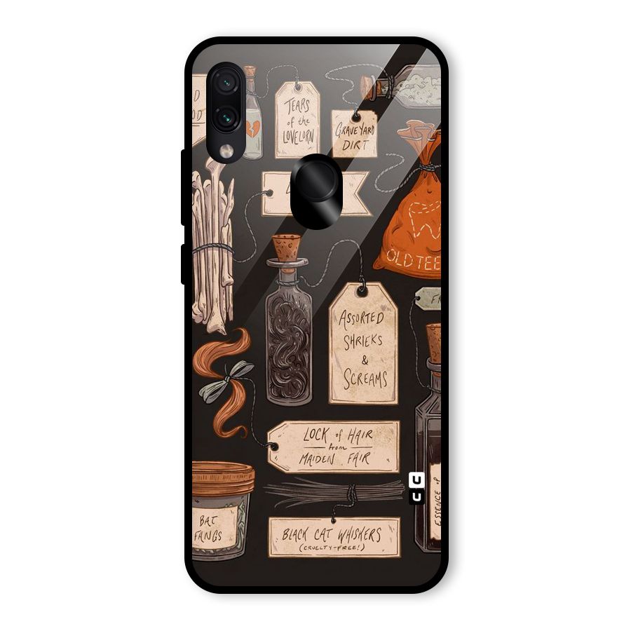 Asorted Shreks Glass Back Case for Redmi Note 7 Pro