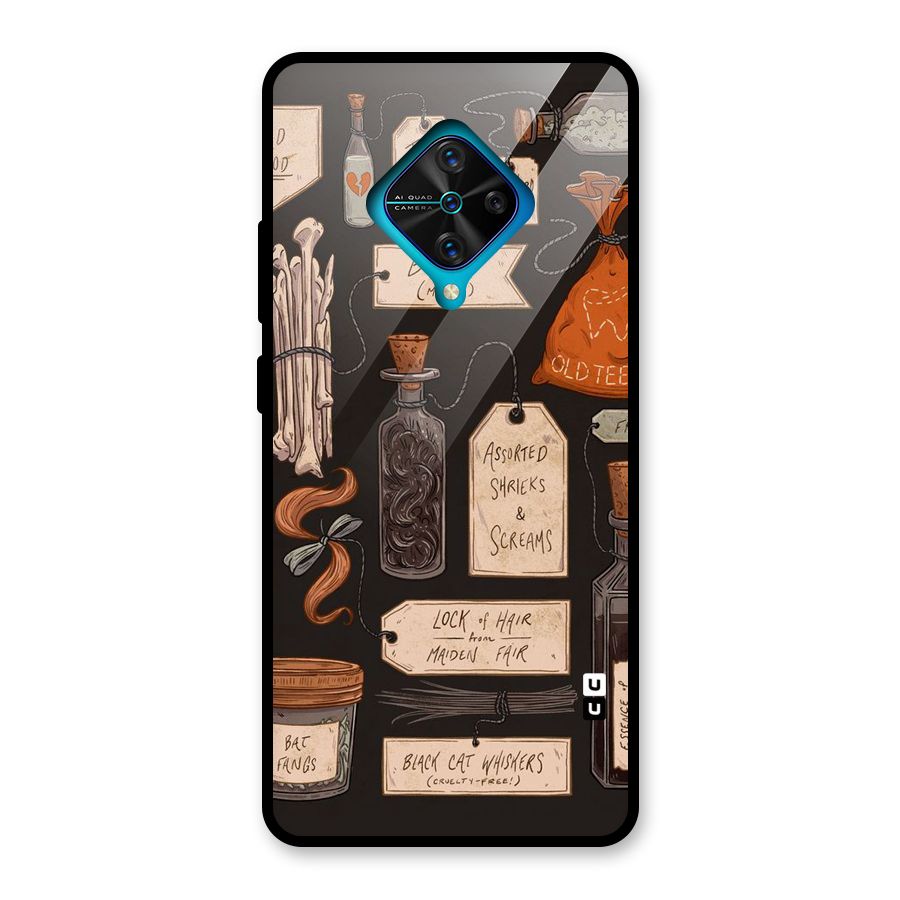 Asorted Shreks Glass Back Case for Vivo S1 Pro