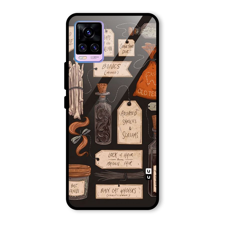 Asorted Shreks Glass Back Case for Vivo V20 Pro