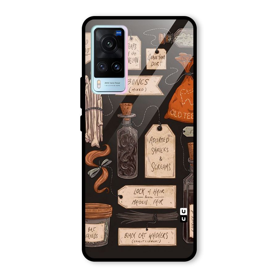 Asorted Shreks Glass Back Case for Vivo X60