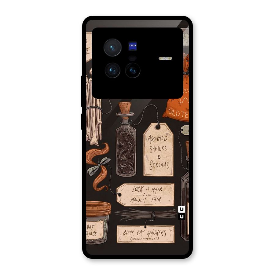 Asorted Shreks Glass Back Case for Vivo X80