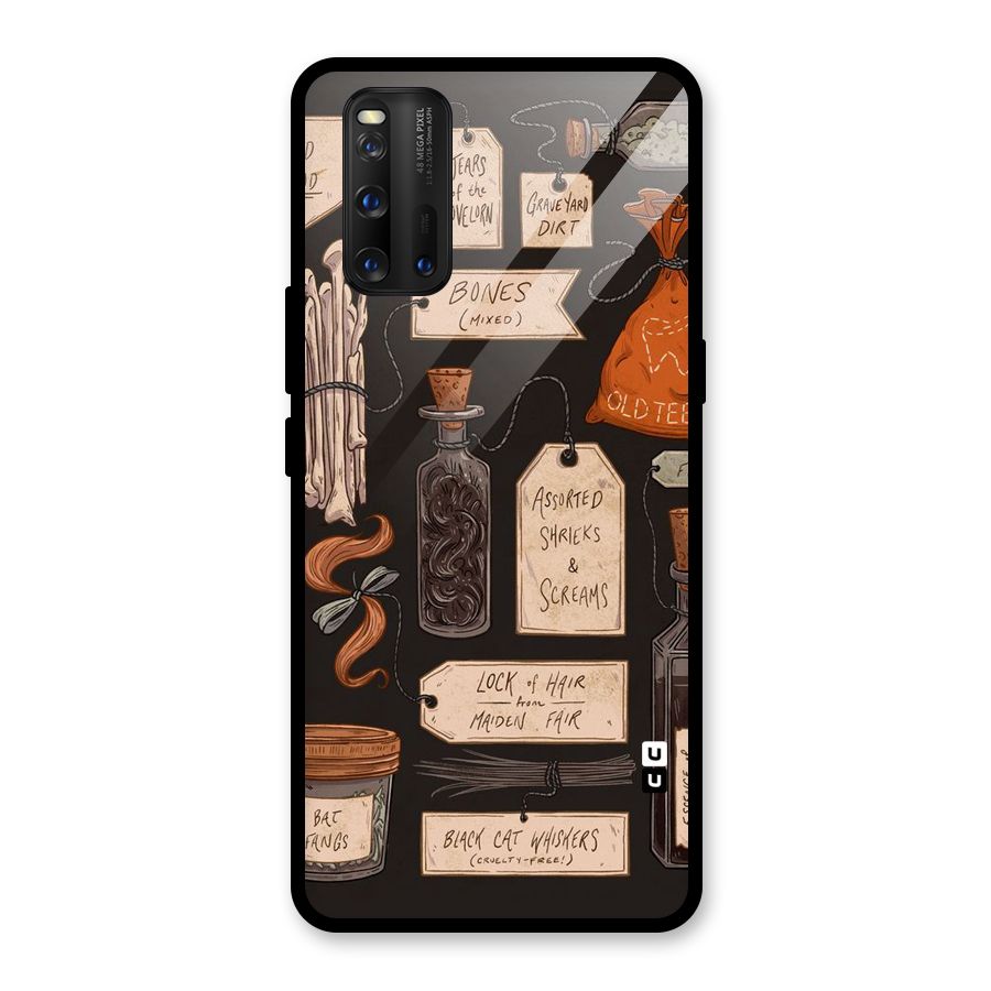 Asorted Shreks Glass Back Case for Vivo iQOO 3