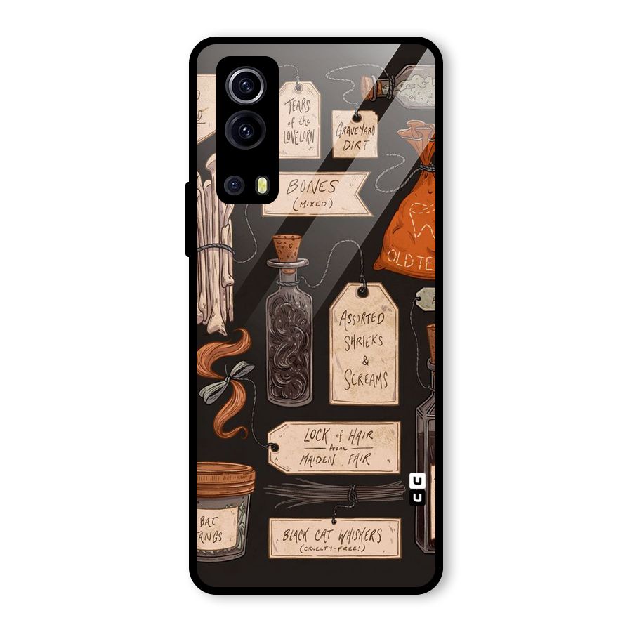 Asorted Shreks Glass Back Case for Vivo iQOO Z3