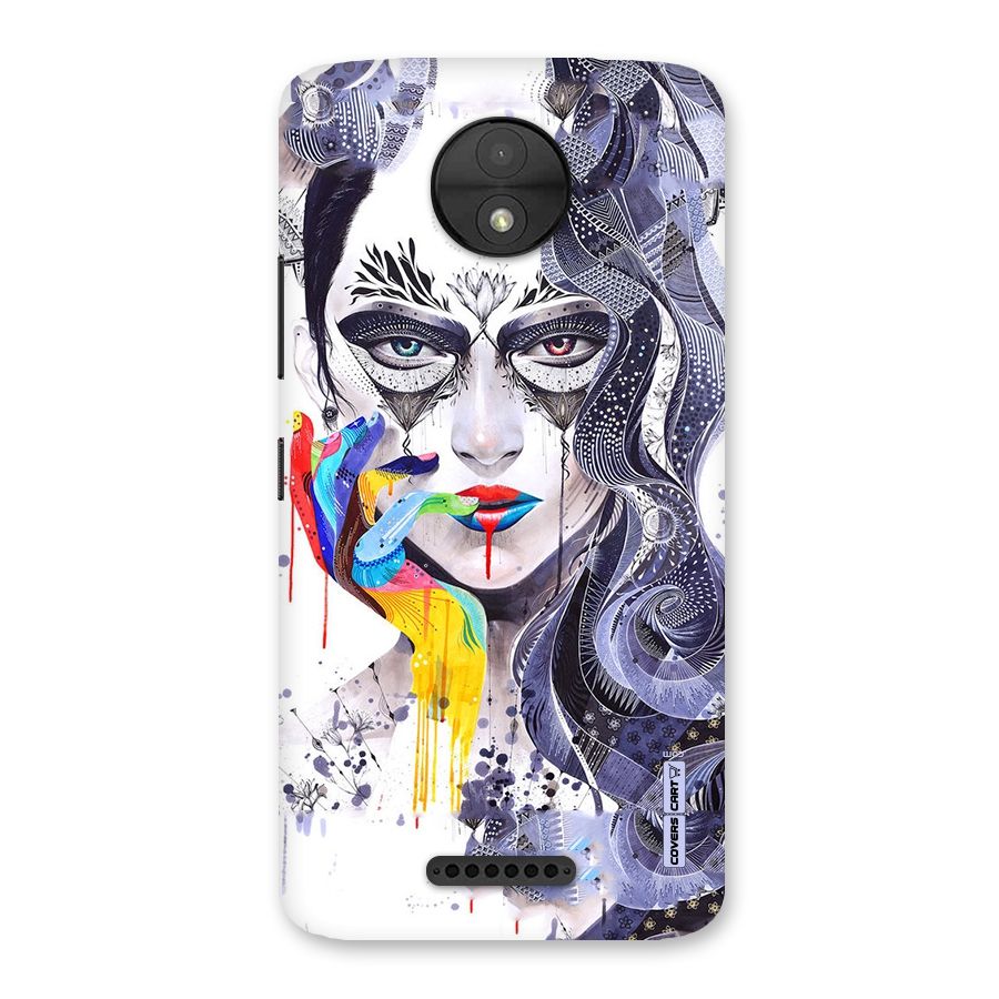 Astonishing Artwork Back Case for Moto C