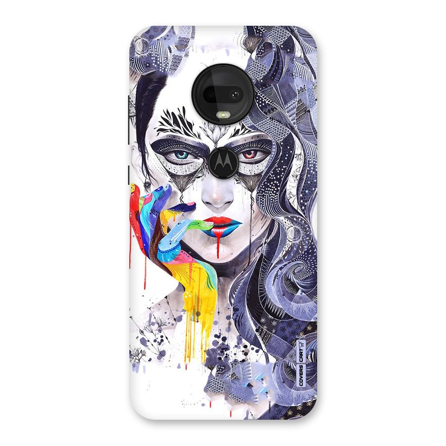 Astonishing Artwork Back Case for Moto G7