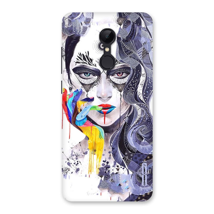 Astonishing Artwork Back Case for Redmi 5