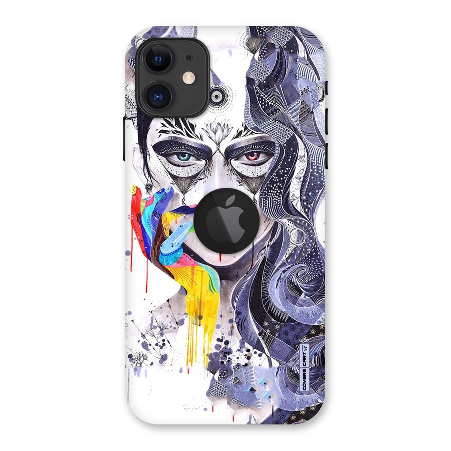 Astonishing Artwork Back Case for iPhone 11 Logo Cut