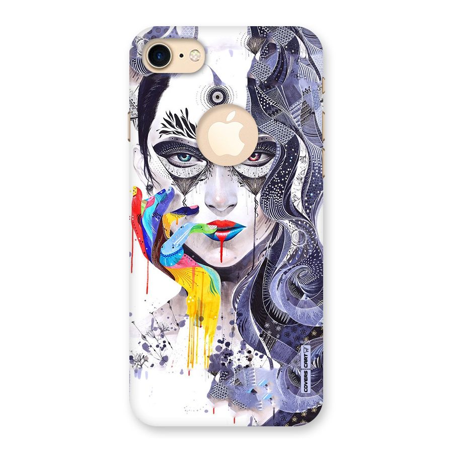 Astonishing Artwork Back Case for iPhone 8 Logo Cut