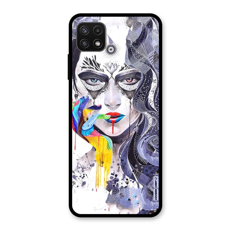 Astonishing Artwork Glass Back Case for Galaxy A22 5G