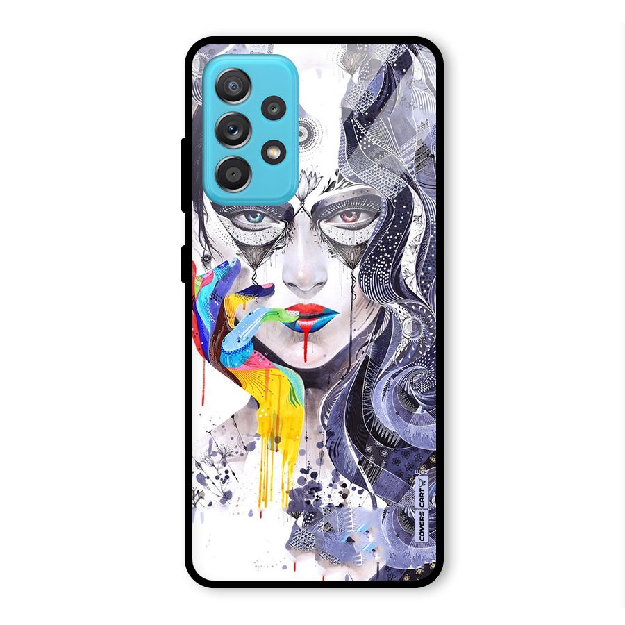 Astonishing Artwork Glass Back Case for Galaxy A52s 5G