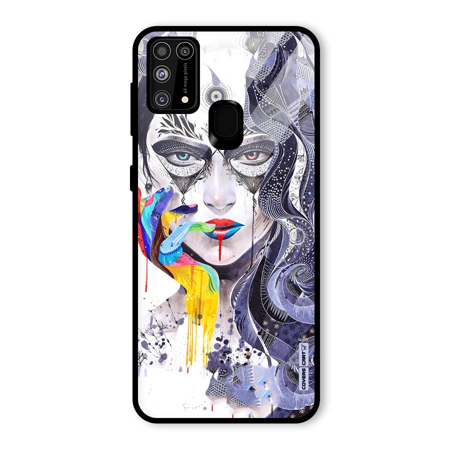 Astonishing Artwork Glass Back Case for Galaxy F41