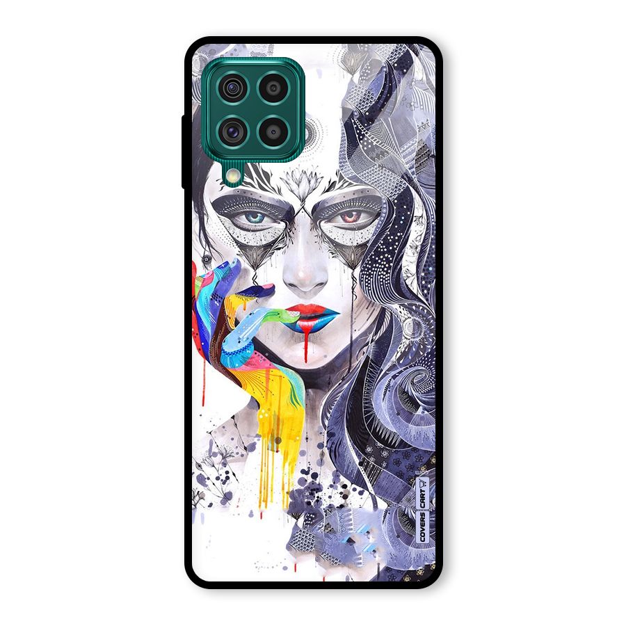 Astonishing Artwork Glass Back Case for Galaxy F62