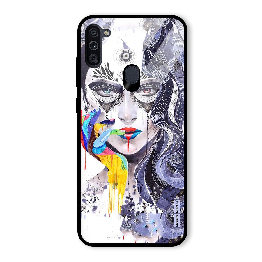Astonishing Artwork Glass Back Case for Galaxy M11