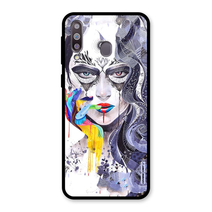 Astonishing Artwork Glass Back Case for Galaxy M30