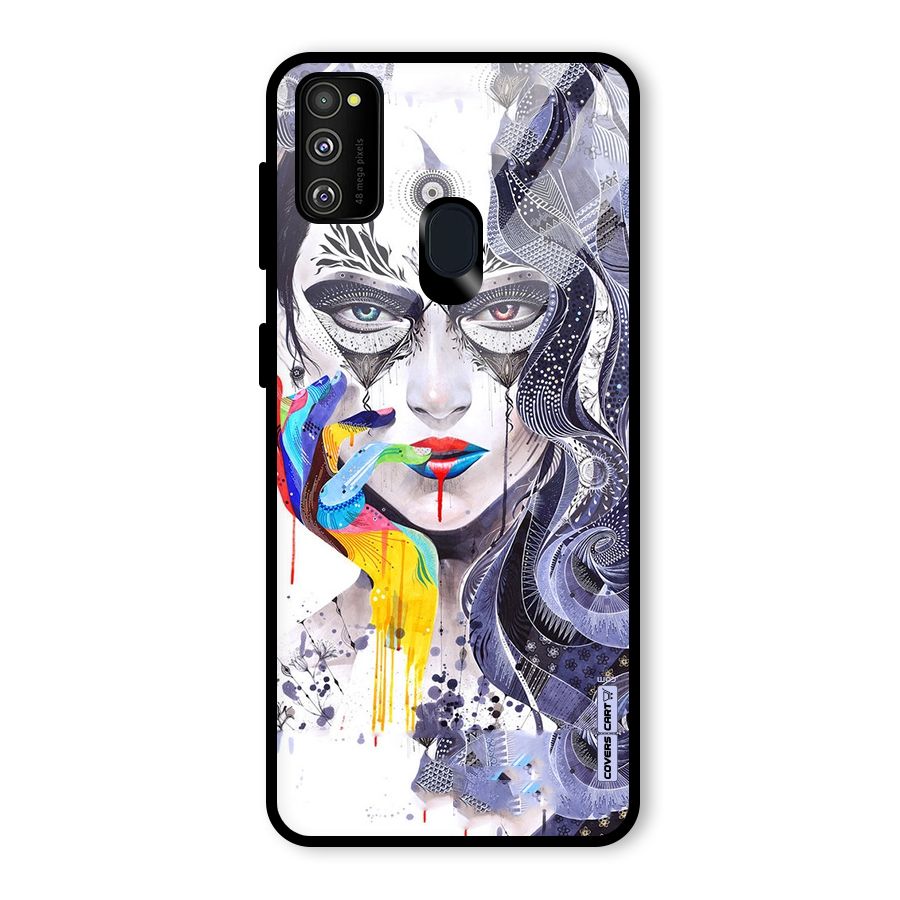Astonishing Artwork Glass Back Case for Galaxy M30s